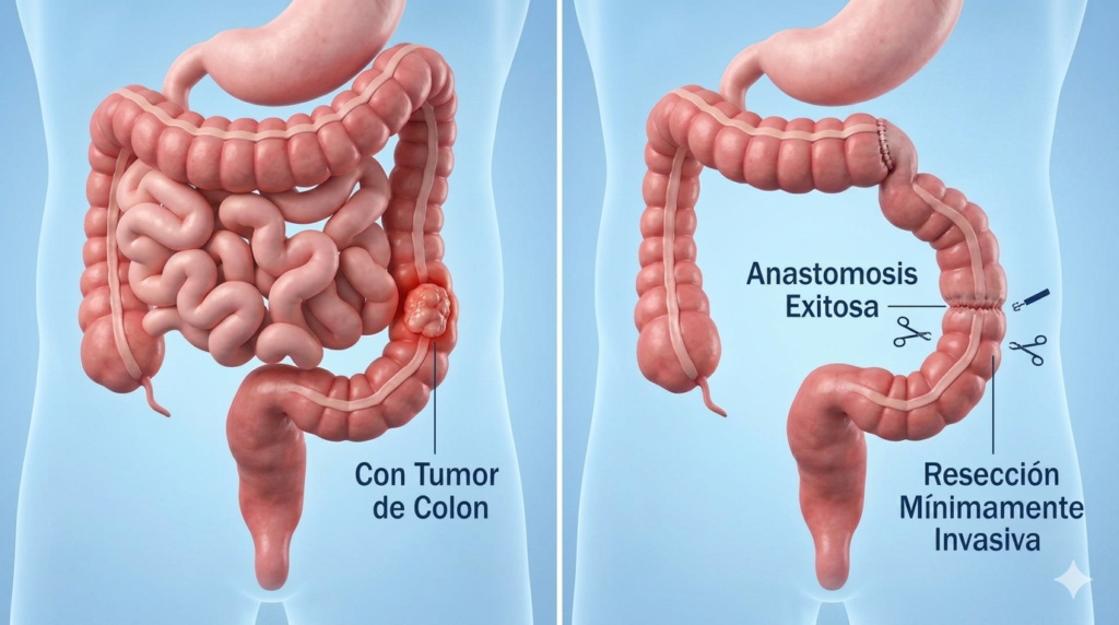 Hemicolectomía por laparoscopia (Colectomía Parcial) Dr Jorge Higuerey