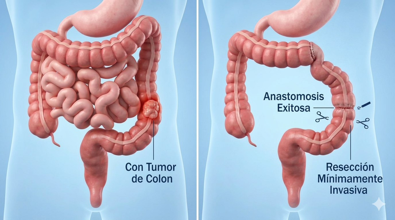 Hemicolectomía por laparoscopia (Colectomía Parcial) Dr Jorge Higuerey