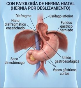 Hernia hiatal hernia por deslizamiento_Patología_Dr. Jorge Higuerey Hernioplastia hiatal