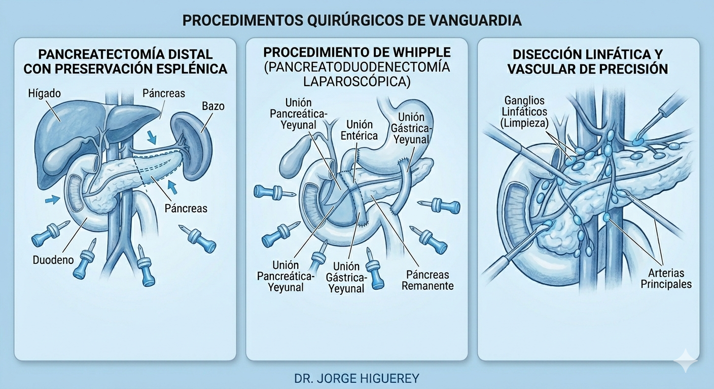 Pancreatectomía Laparoscópica Cirugía Pancreática de Alta Complejidad CIRUJANO ONCÓLOGO ESPECIALISTA EN VÍAS DIGESTIVAS Y PÁNCREAS