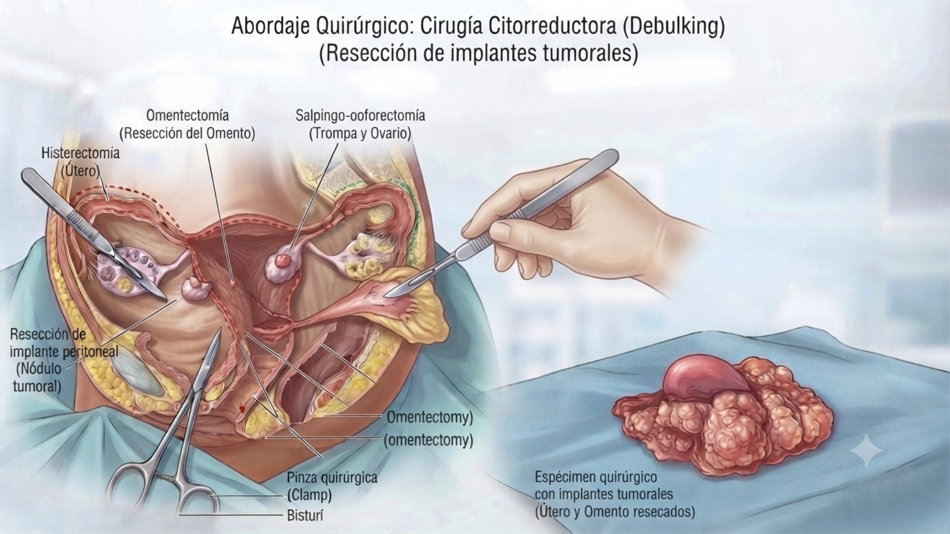 CIRUGÍA CITORREDUCTORA DE OVARIO DR JORGE HIGUEREY