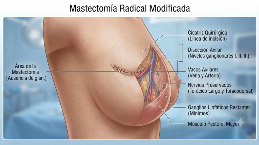 Mastectomía Radical Modificada Cirugía de Cáncer de Mama Cirugía oncológica mamaria Dr. Jorge Higuerey