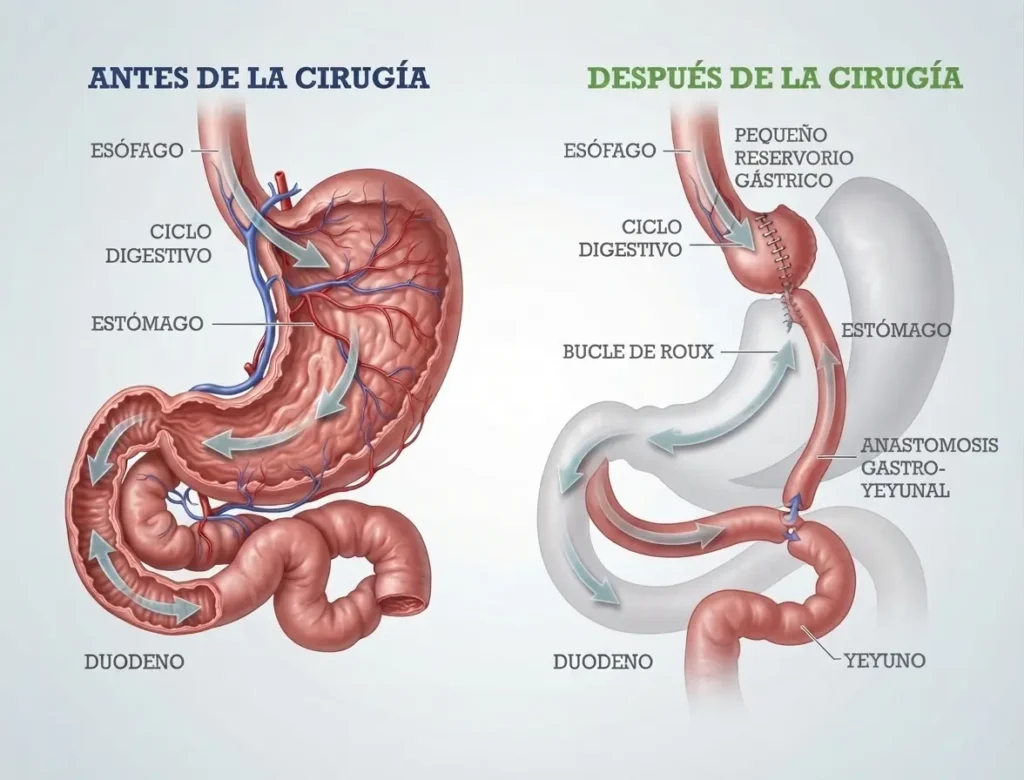 Cirugía bariátrica de bypass gástrico - Dr. Jorge Higuerey